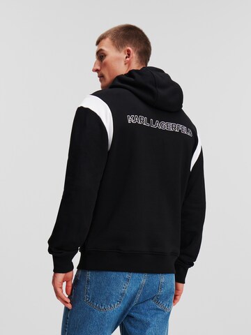 Karl Lagerfeld - Sweatshirt 'Varsity' em preto