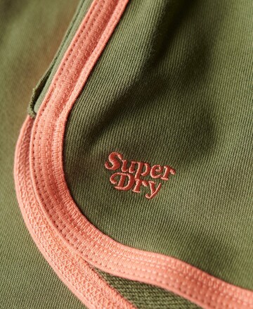 Superdry Regular Broek in Groen