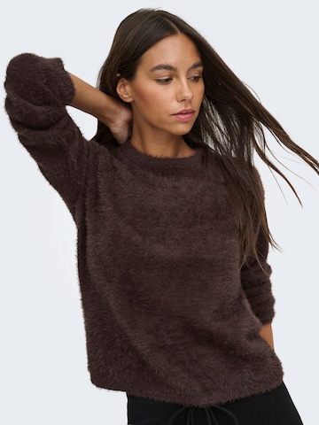 JDY Sweter w kolorze brązowy