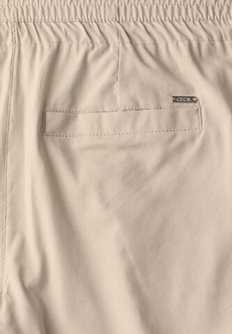 CECIL Loosefit Hose 'Neele' in Beige