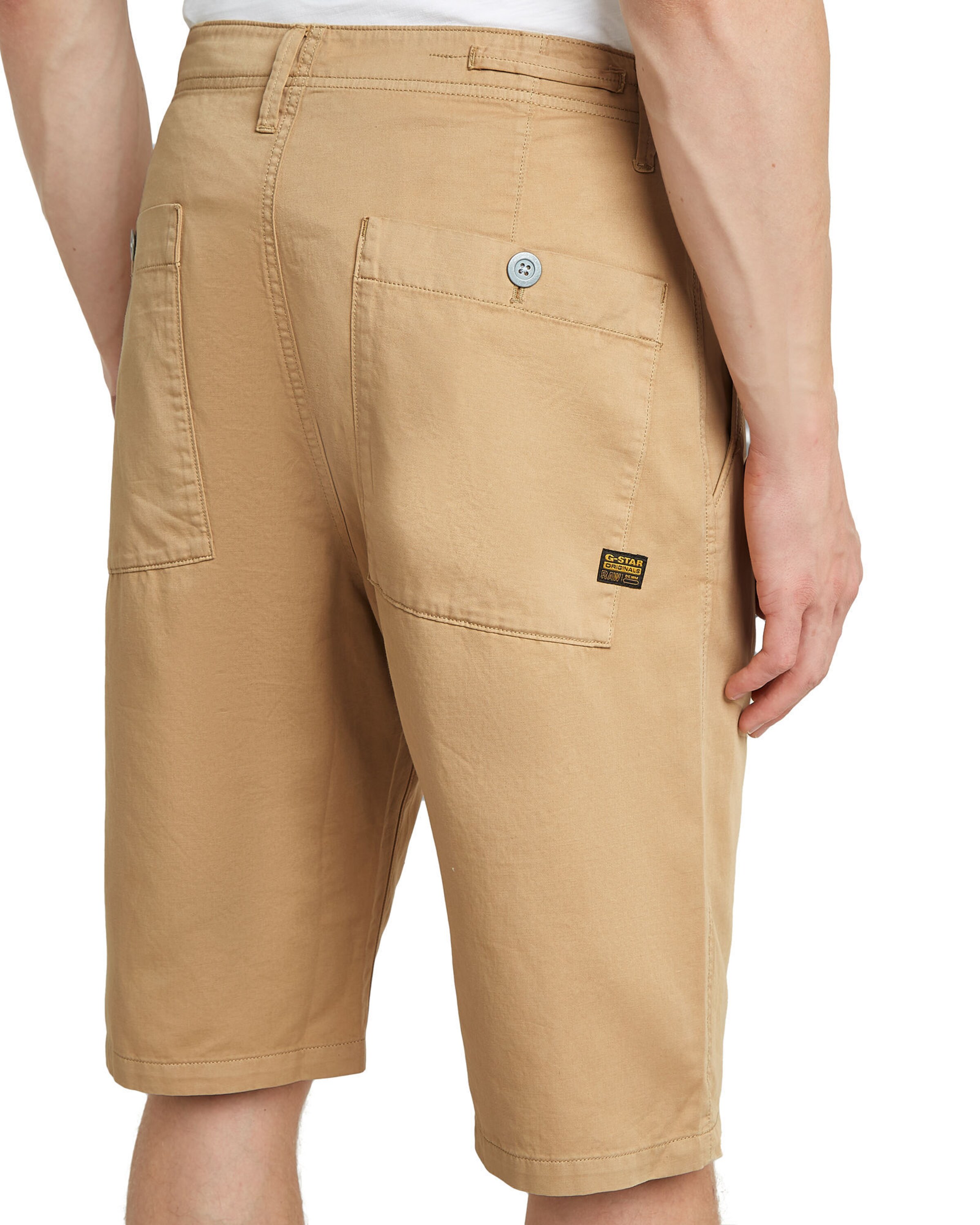 G-STAR Loose fit Pleat-front trousers in Brown