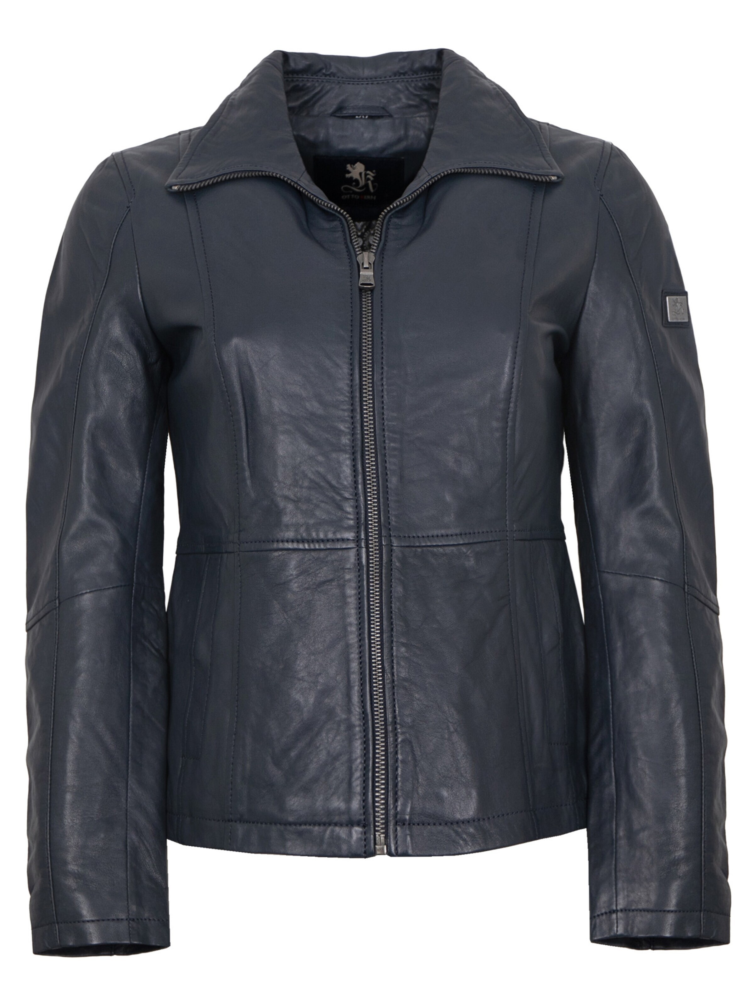 OTTO KERN Between-Season Jacket 'Lotta' in Blue: front