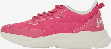Sneaker low 'Leon' de la HUGO pe roz: față