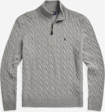 Pull-over Polo Ralph Lauren en gris : devant