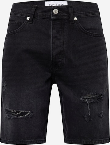 Jean 'ONSEDGE' Only & Sons en noir : devant