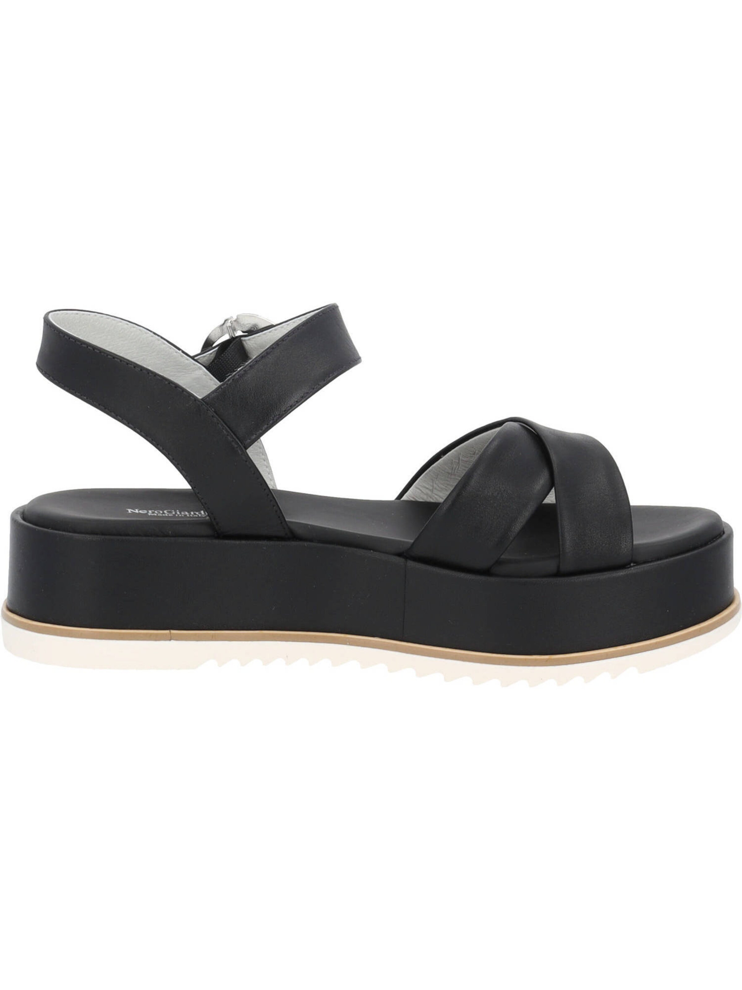 Nero Giardini Sandalen met riem 'E410740D' in Zwart