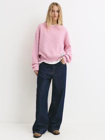 Pull-over Pull&Bear en rose : devant