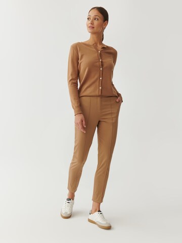 TATUUM Regular Bügelfaltenhose 'JAKINA' in Beige