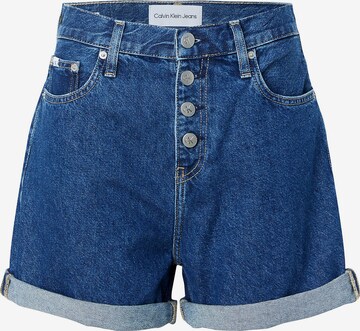 Calvin Klein Jeans Slimfit Shorts in Blau: predná strana