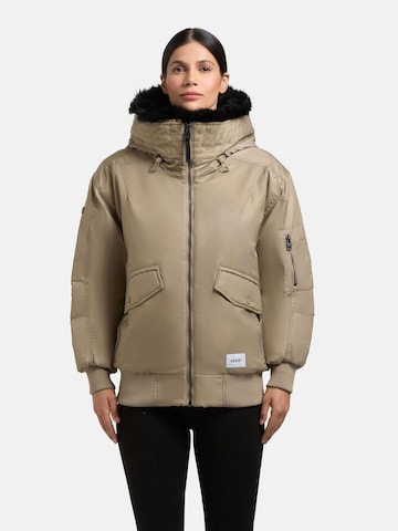 khujo Jacke 'Cela' in Beige: Vorderseite