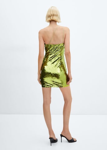 MANGO Cocktail Dress 'Xtina' in Green