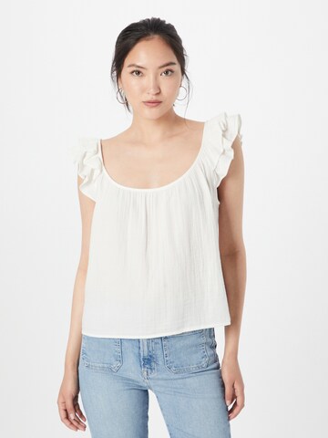 GAP Blouse in Wit: voorkant