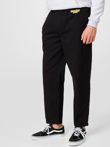 HOMEBOY Loose fit Trousers in Black: front