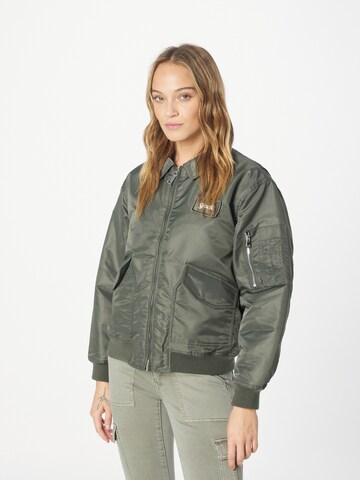 Schott NYC Between-season jacket 'DANWRS' in Green: front