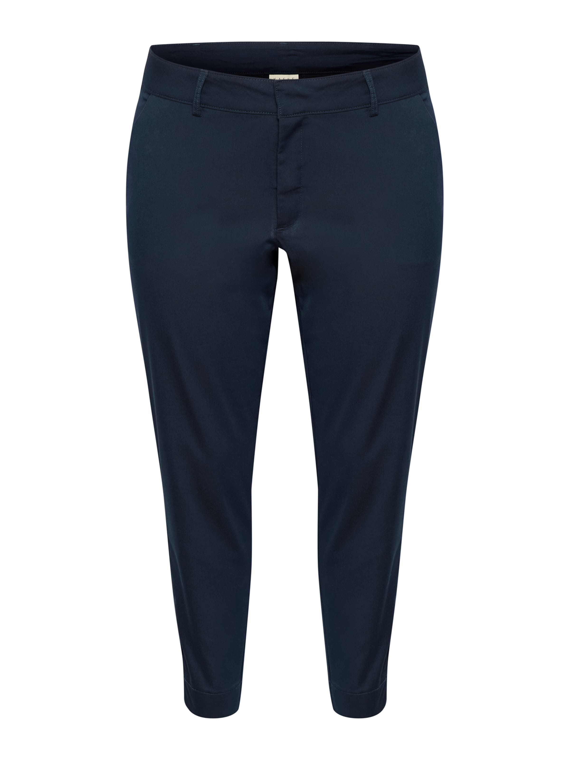 KAFFE CURVE Chino &#x27;KC Leana&#x27; in Blauw: voorkant
