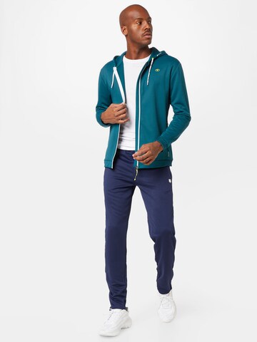 TOM TAILOR Zip-Up Hoodie 'ANDERS' in Blue