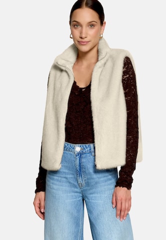 zero Weste in Beige: Vorderseite