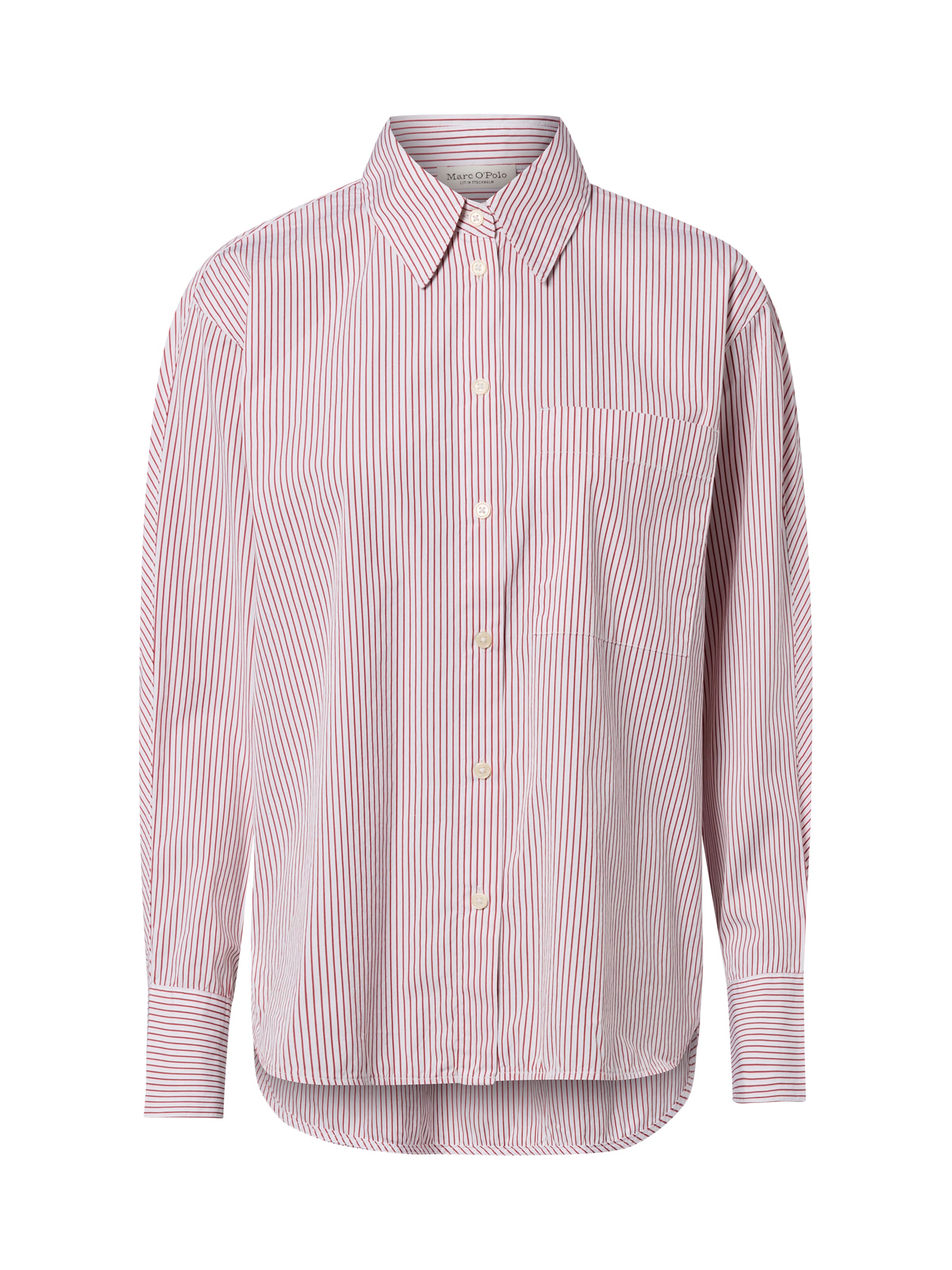 Marc O'Polo Blouse in Rood: voorkant