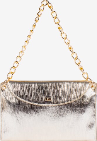 faina Clutch in Goud: voorkant