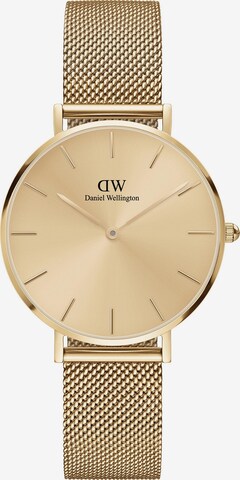 Daniel Wellington Analoog horloge 'Petite Unitone G Gold' in Goud: voorkant