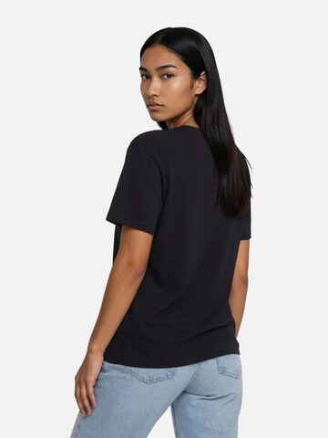 HEFTYKA Shirt 'COTTON RELAXED FIT TEE' in Black