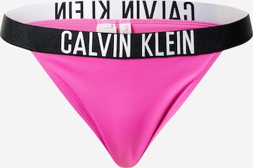 Calvin Klein Swimwear Bikini Bottoms in Pink: front