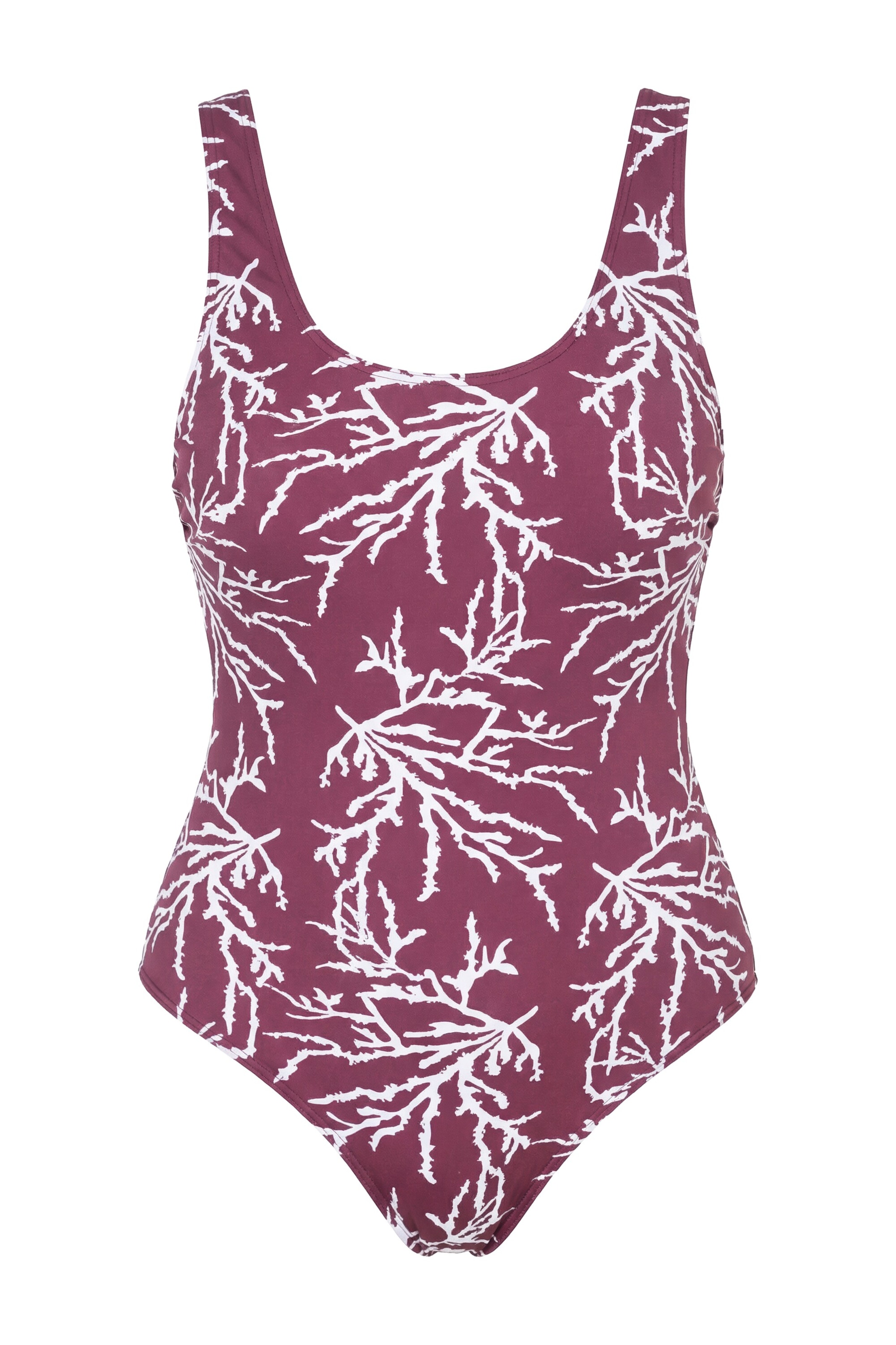 Studio Untold Bandeau Swimsuit in Purple: front