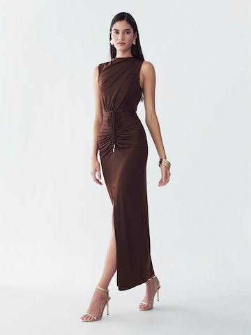 BWLDR Kleid 'Flora' in Braun