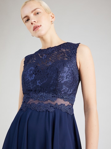 mascara Cocktail Dress in Blue