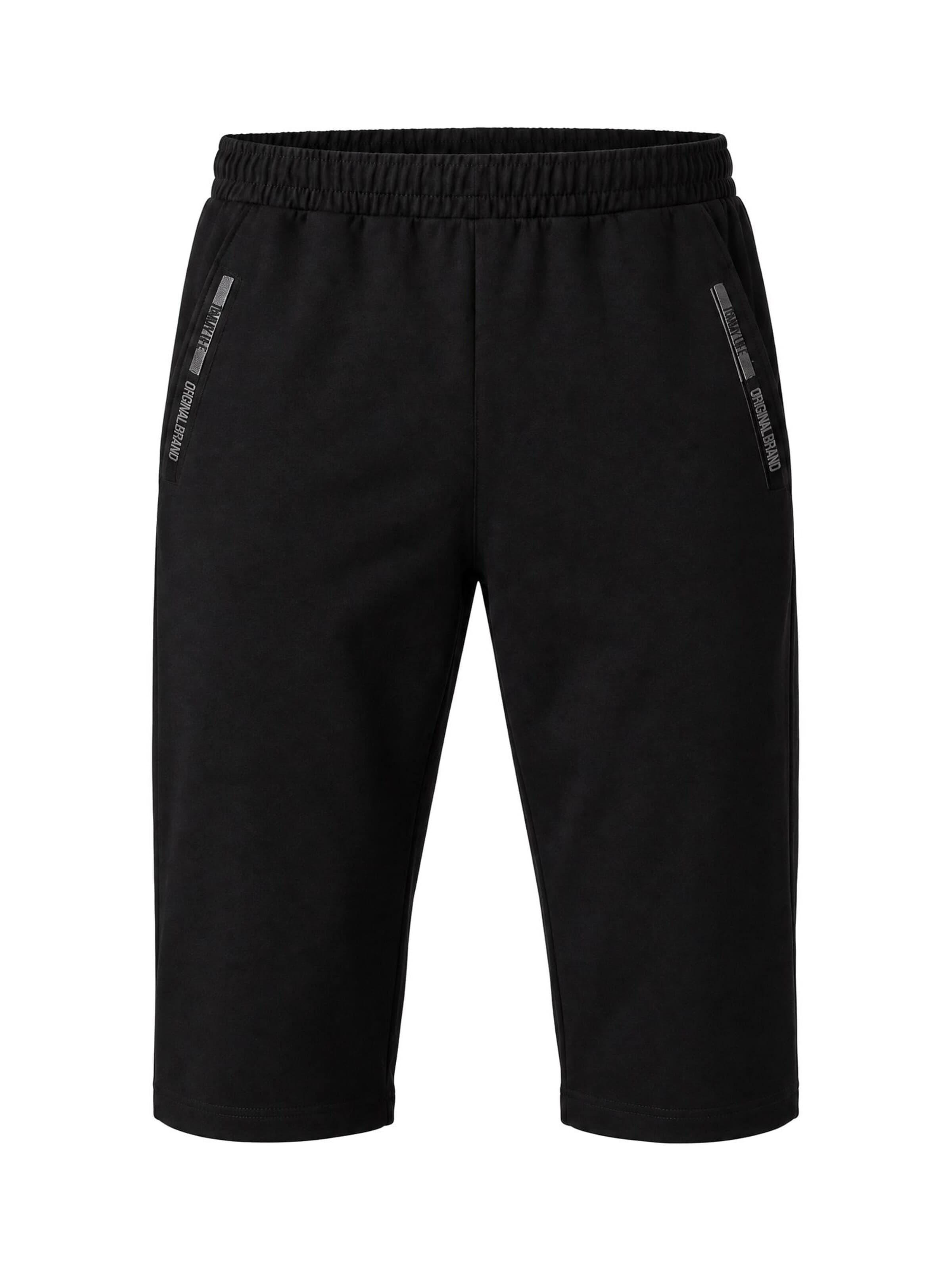 Pantaloni sportivi di Tommy Life in nero: frontale