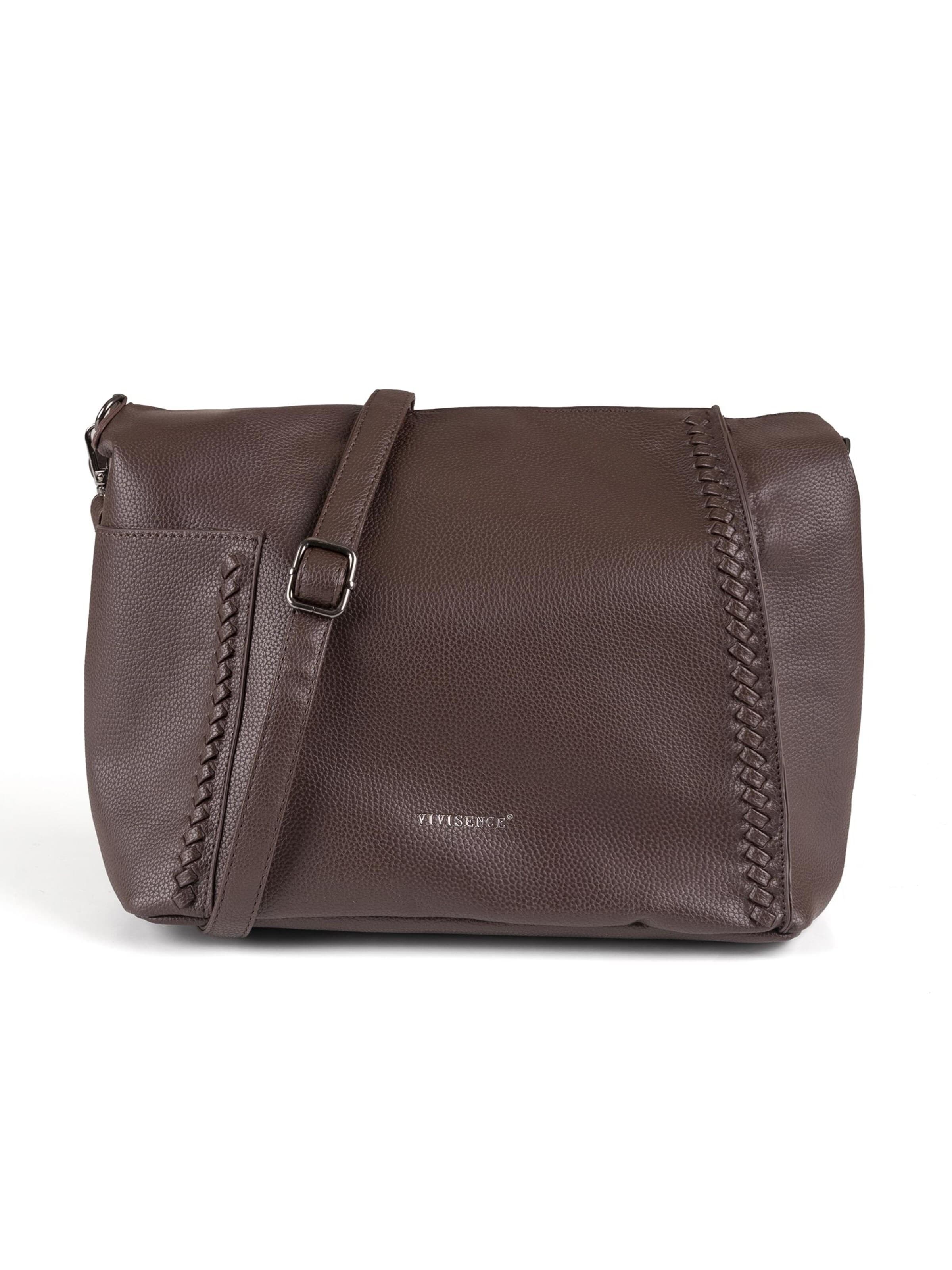 Vivisence Handtasche 'T0014'‌‌‌‌‌‌‌‌‌ in Braun: Vorderseite