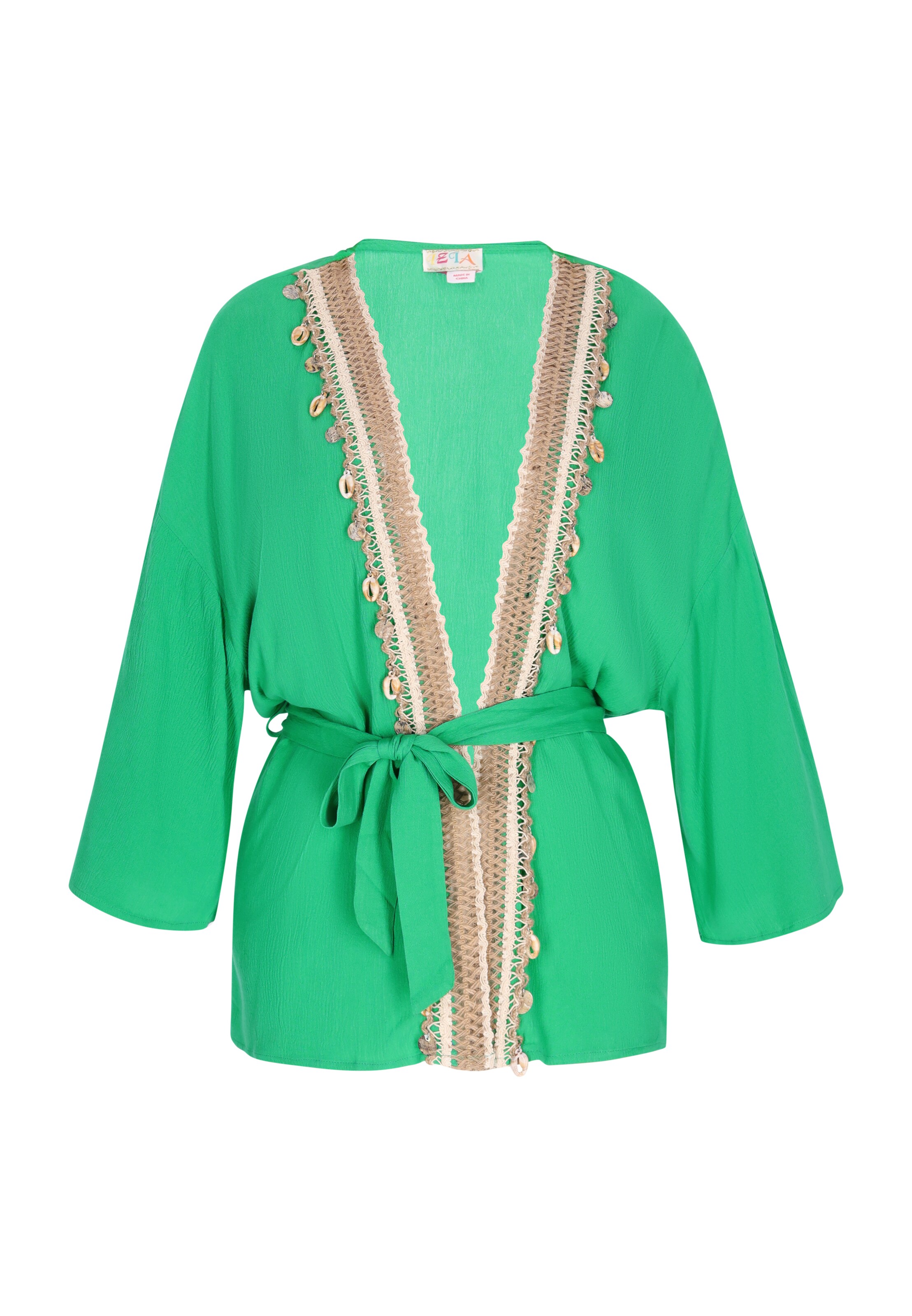 IZIA Кимоно в зелено: отпред
