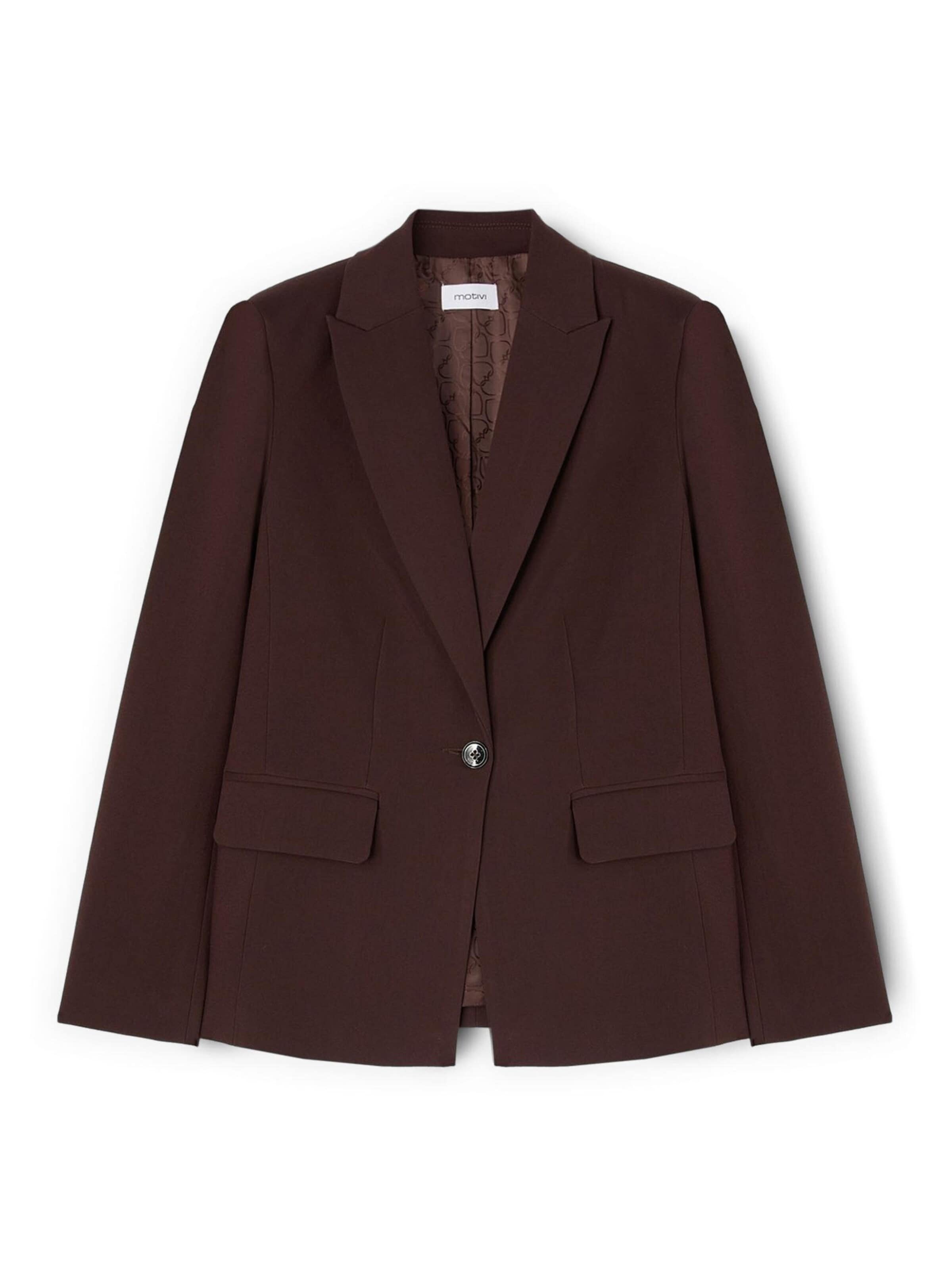 MOTIVI - Blazer en marrón: frente