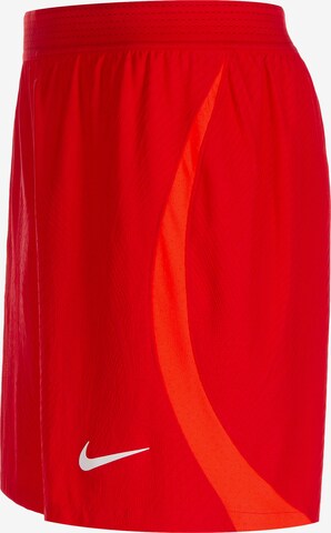 NIKE Slimfit Sportbroek 'Vapor IV' in Rood