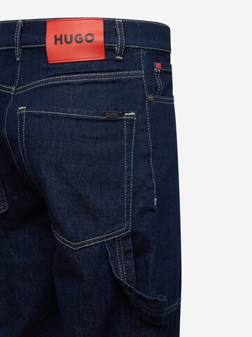 HUGO Red Loosefit Jeans i blå