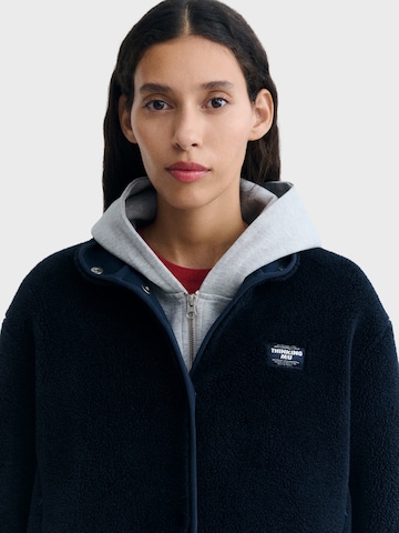 Thinking MU - Casaco de velo ' KOURTNEY ' em azul: frente