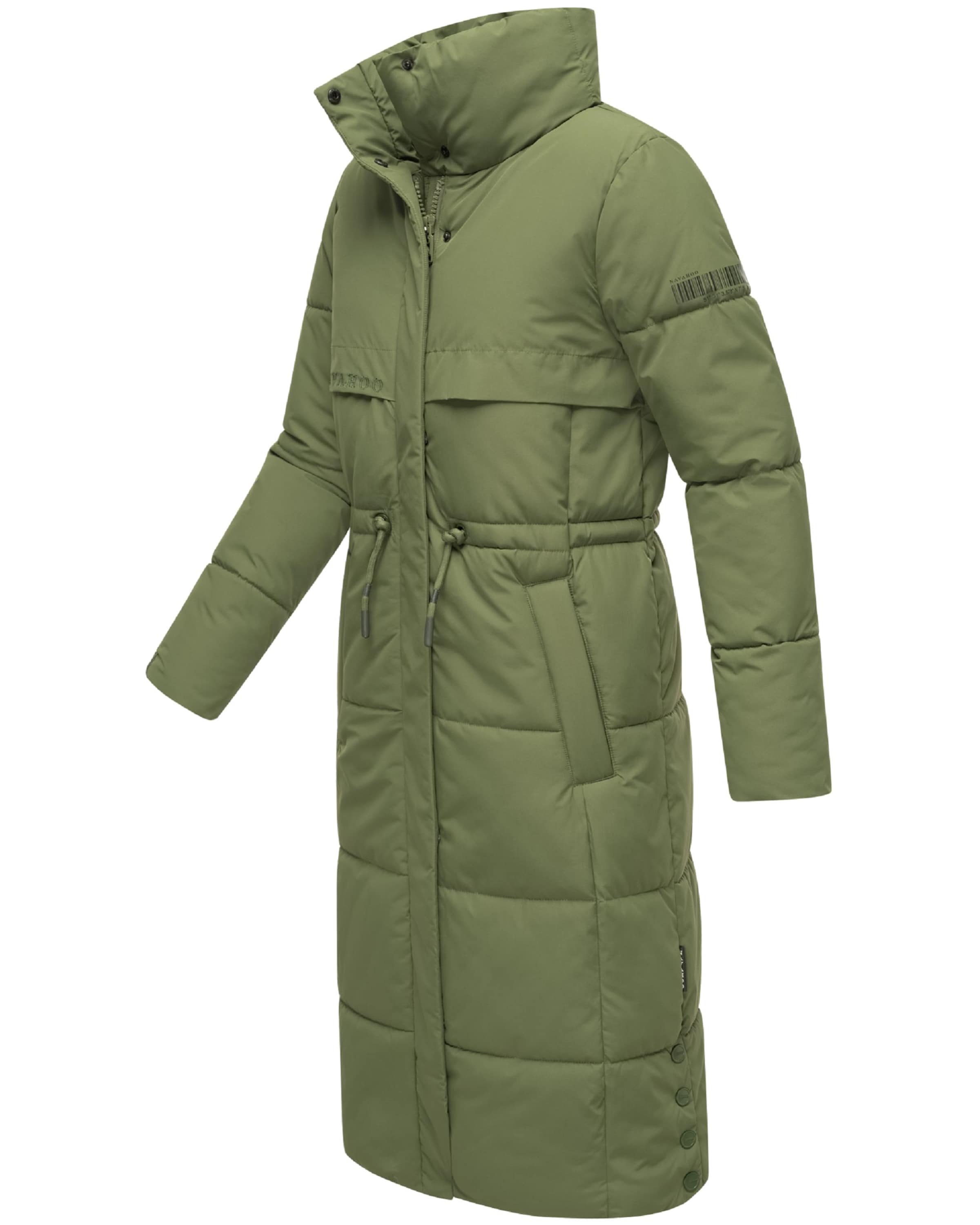 NAVAHOO Winter coat 'Der Wahnsinn 14' in Green
