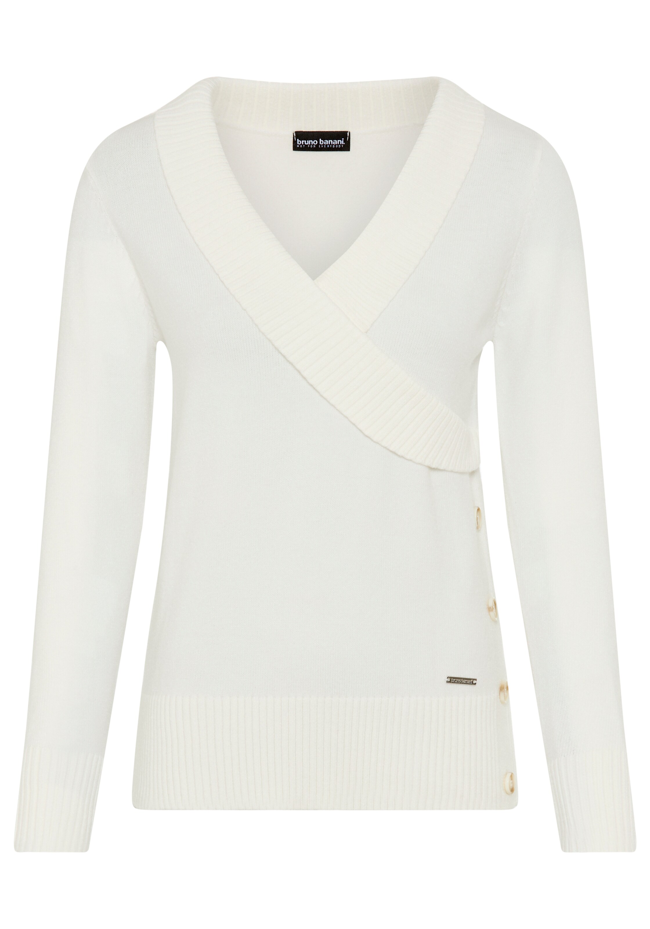 Bruno Banani LM Sweater in White: front