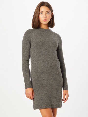 PIECES Knitted dress 'Chapa' in Grey: front