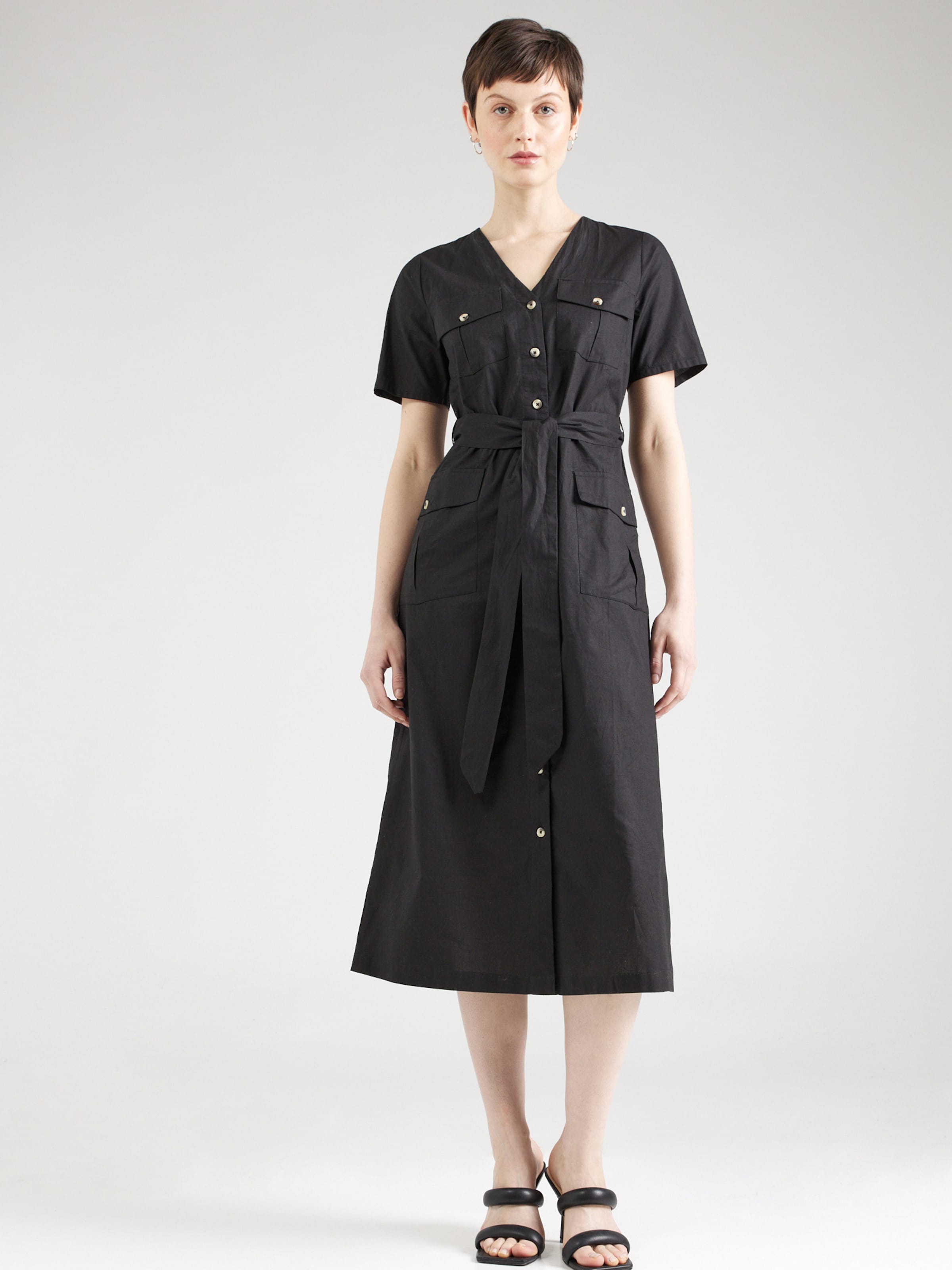 Dorothy Perkins Shirt dress in Black ABOUT YOU