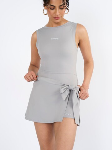 Chay High neck Sportbadpak in Grijs