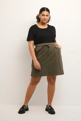 KAFFE CURVE Skirt 'Cnana' in Green