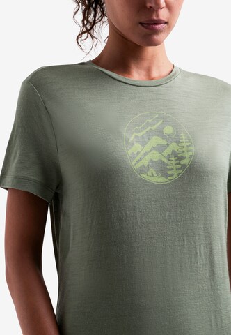 ICEBREAKER - Camisa funcionais 'Tech Lite III' em verde