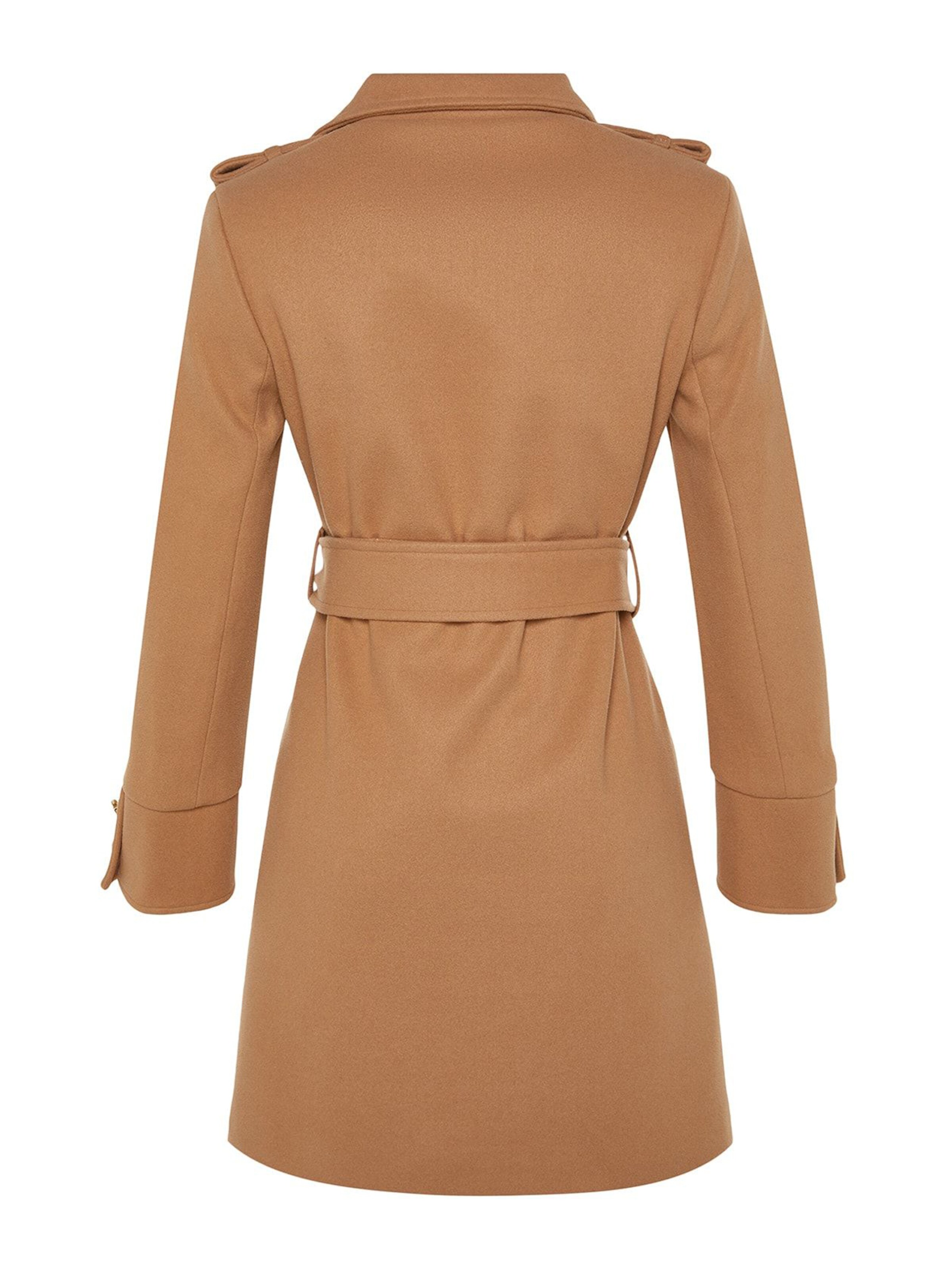 Trendyol Демисезонное пальто в Бежевый