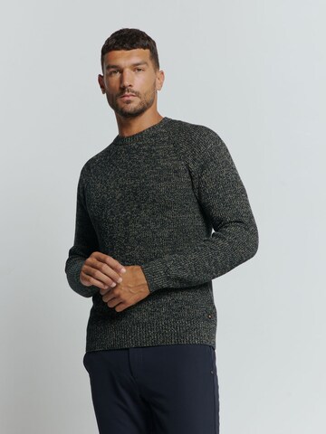 No Excess Sweater in Blue: front