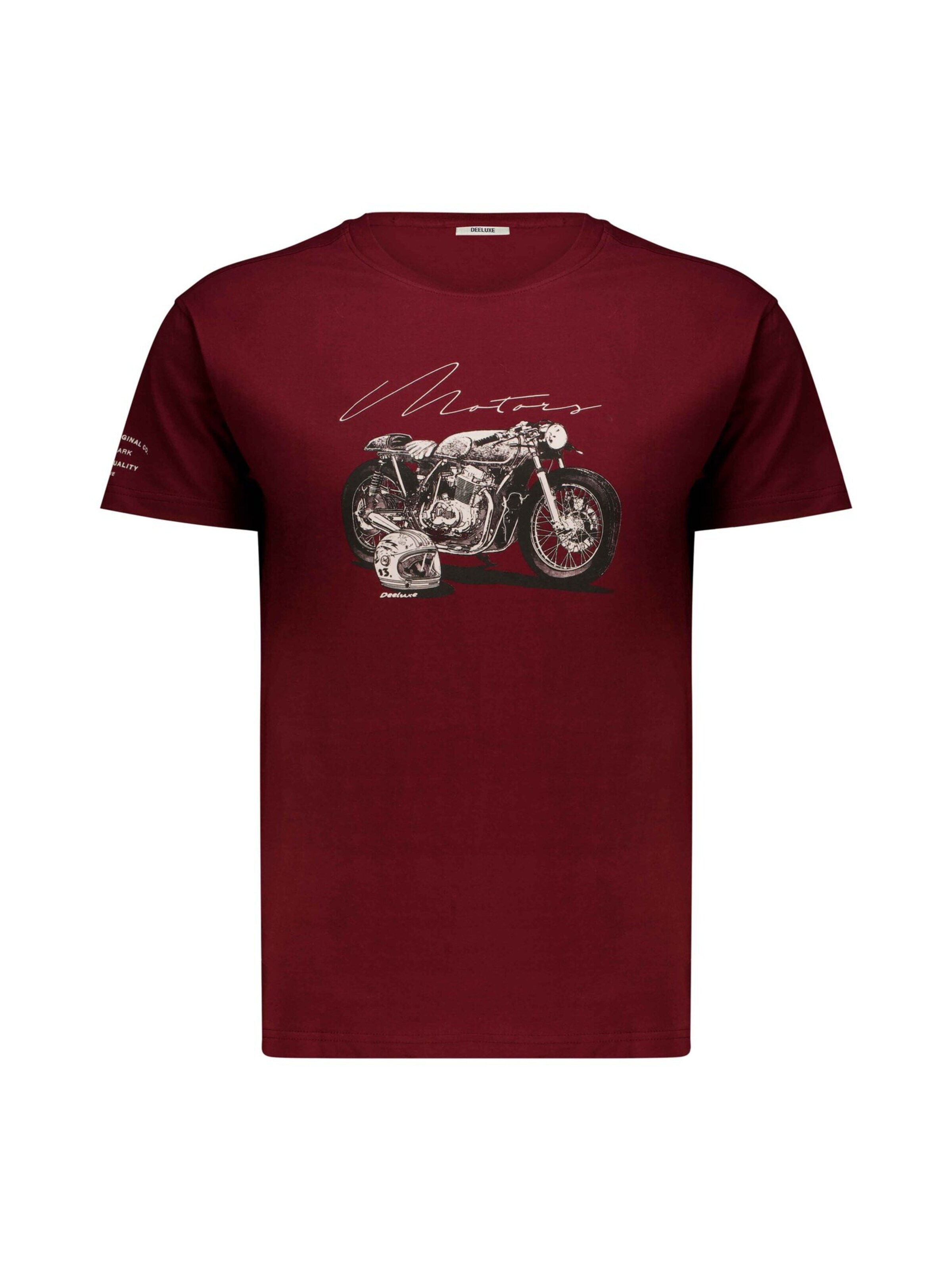 Deeluxe Shirt 'MOTORBIKE' in Rood: voorkant