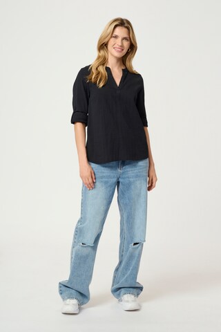 Kaffe Blouse 'KA Lena' in Zwart