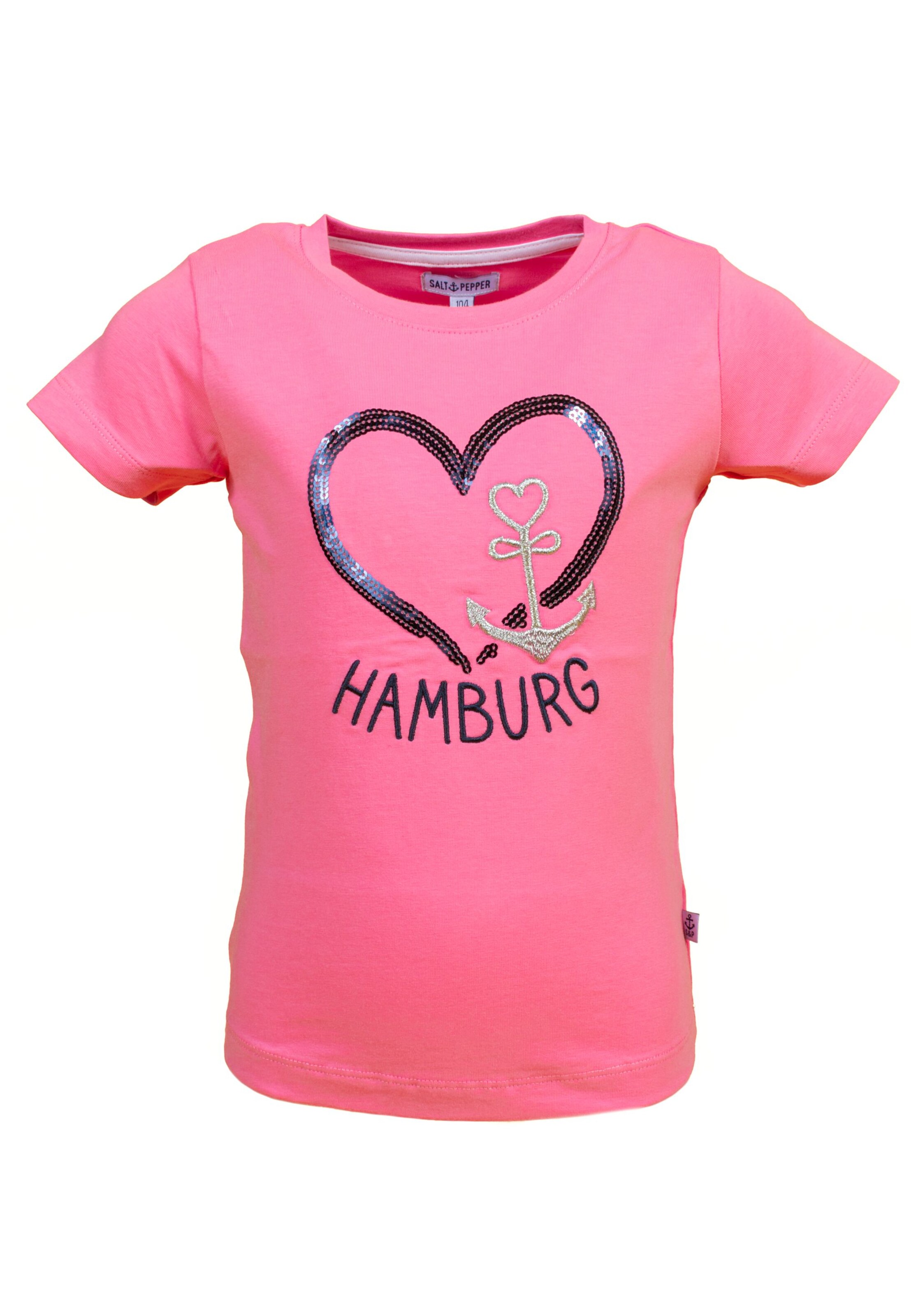 SALT AND PEPPER T-Shirt 'Maritim' in Pink: Vorderseite