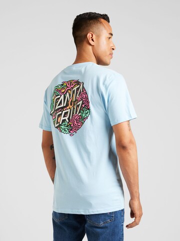 T-Shirt 'DRESSEN ROSE' Santa Cruz en bleu : devant