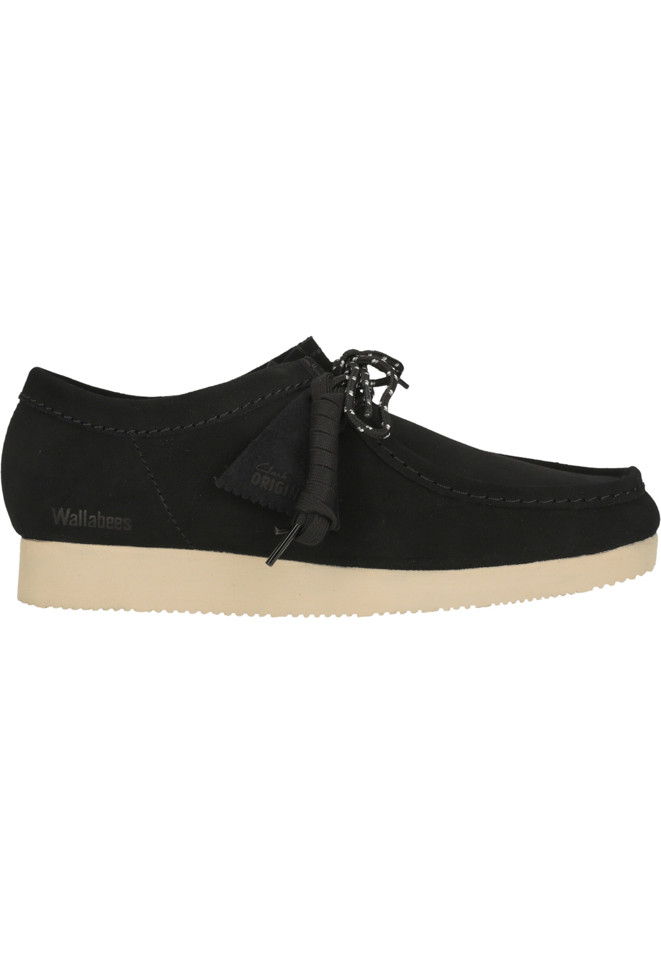 CLARKS Mokassin 'Wallabee Lite' in Schwarz